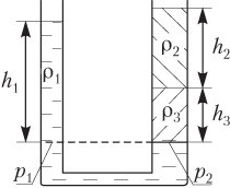 В сообщающихся сосудах высота столбов разнородных жидкостей thumbnail
